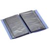 Nakabayashi Business Card Holder 3 Pockets on One Side/240 People Blue CB5073-B