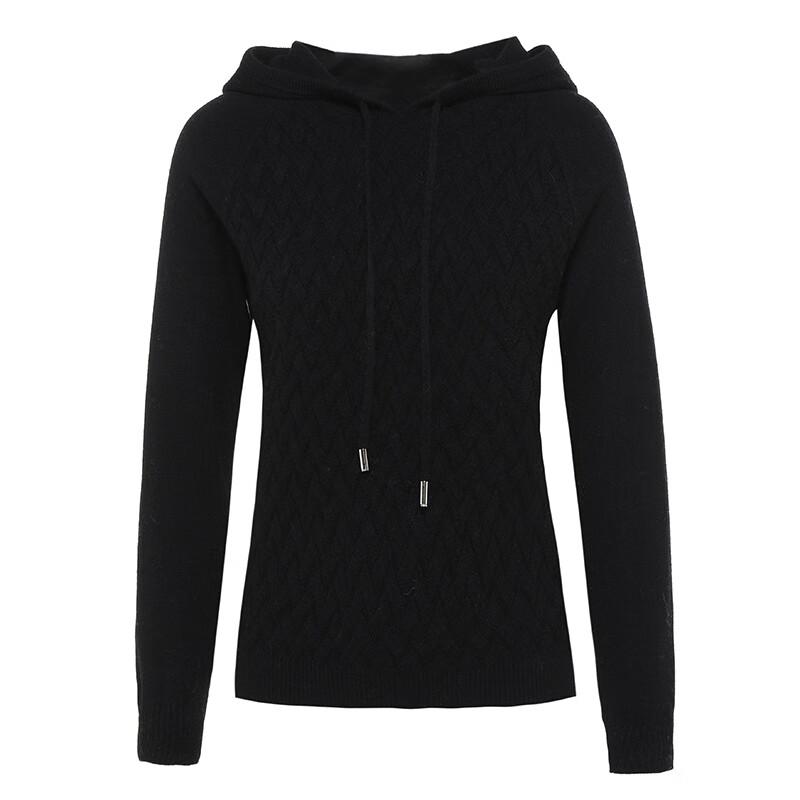 G·TENNA MHSH-315 Women's Hooded Cashmere Blend Pullover