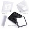 Foreverlily 60W Double Use Nail Dust Collector Retractable Elbow Design Nail Dust Extractor Fan Nail Vacuum Cleaner With Tube