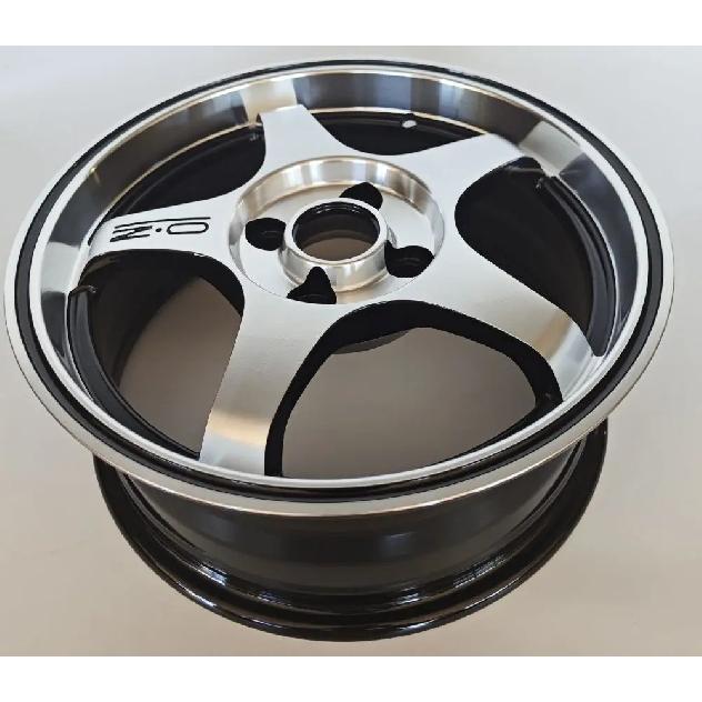 New Condition 15 Inch Aluminium Alloy Zinc Plated TAKA Car Wheels 35mm ET 100-114.3mm PCD for Passenger Cars with 4/5 Holes