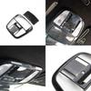 Carbon Fiber Roof Reading Light Lamp Cover Trim Kit For Dodge Charger 2014-