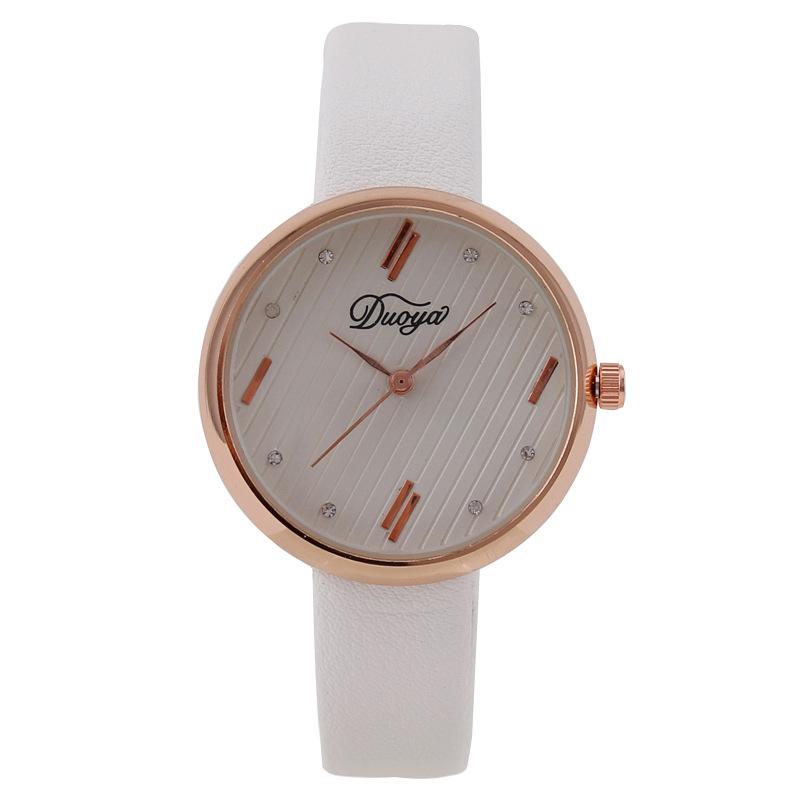 

Популярные интернет-знаменитости модные женские часы с бриллиантами женские кварцевые часы для учеников средней школы ремень белый