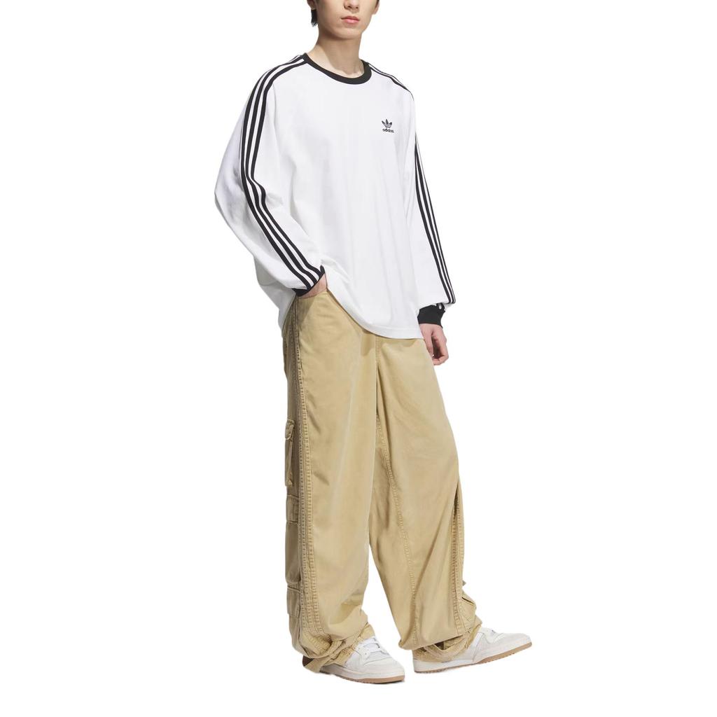 Adidas Originals Casual Pants Unisex Linen Khaki Brown KE0468