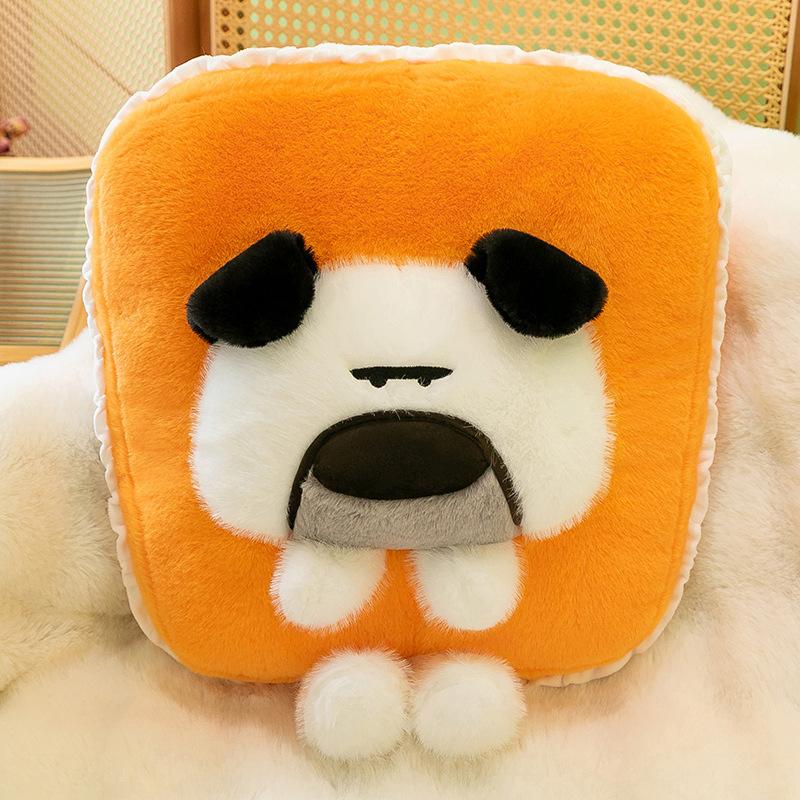Toast Dog Throw Pillow Cushion Sofa Plush Bay Window Decoration Student Office Nap Pillow Seat Cushion