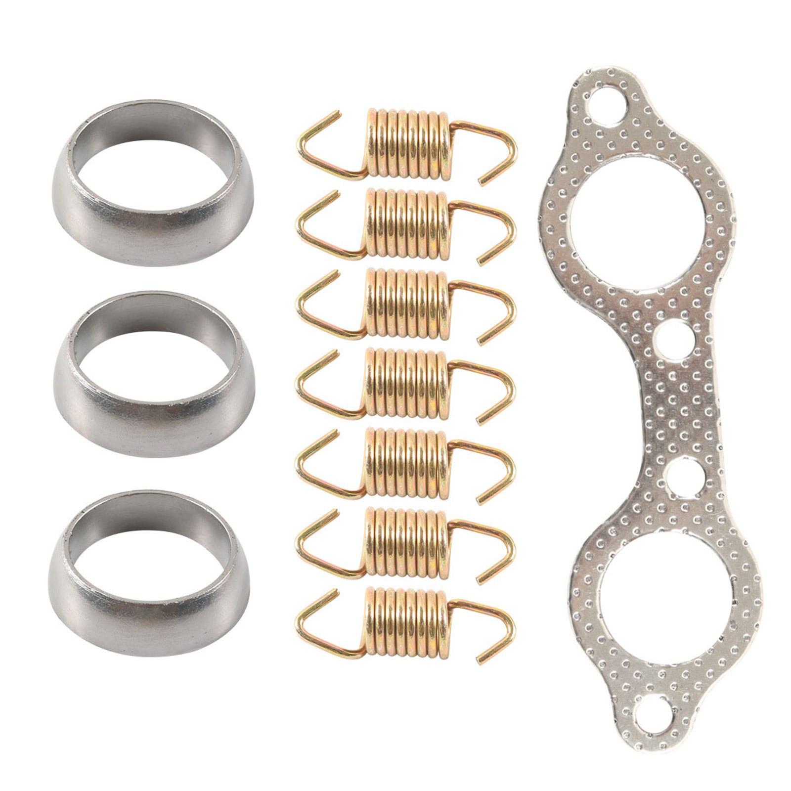 

easy installs Exhaust Manifold Gasket Spring set Stable Exhaust Pipe Gasket Spring set 5250091 Replacement for Vehicles