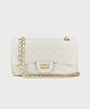 Studio Saera Classic Cowhide Quilted Chain 2-Way Shoulder Bag H13H363 Ivory