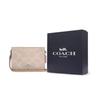 Coach Signature Canvas 20 Slim Color Block Pattern Chain Coated Canvas Crossbody Shoulder Bag Small Women bags Silver Beige Brown CAR12-SVPWH