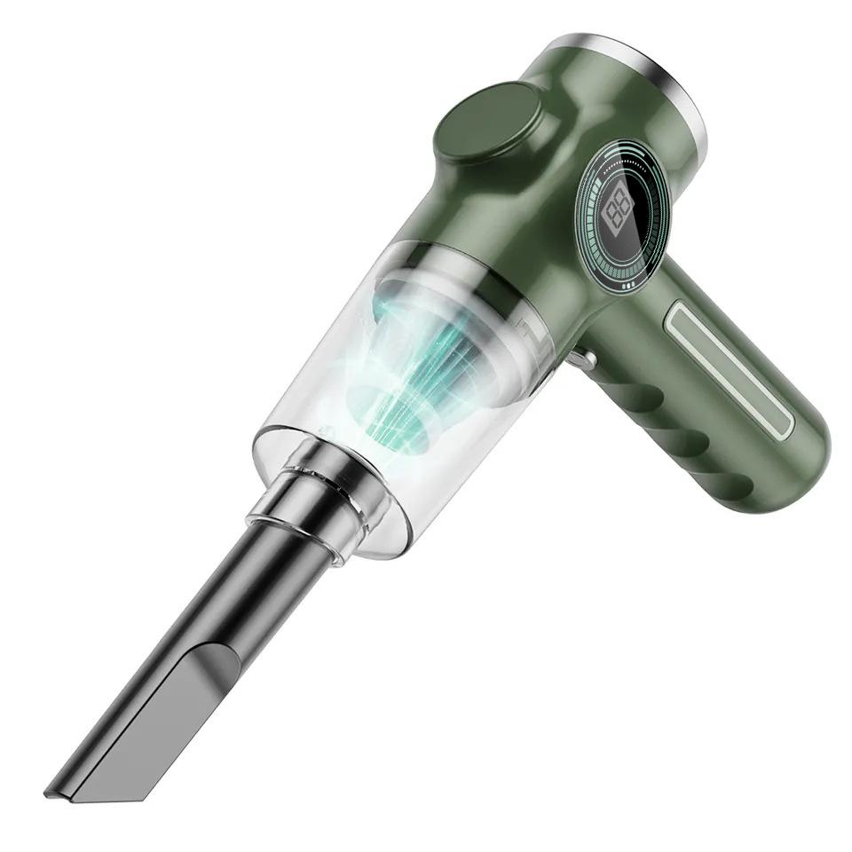 Tragbarer Hochleistungs-Handstaubsauger mit Digitalanzeige für den Heim- und Autogebrauch