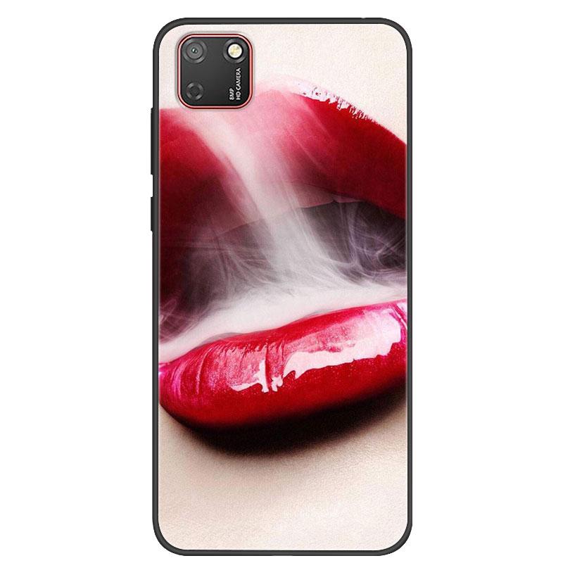 For Huawei Y5P Case Black Bumper Silicone TPU Soft Phone Cover For Huawei Y5P 2020 DRA-LX9 Y5 P Case Cartoon Fundas Y 5P