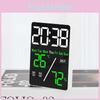 Modern Minimalist Digital Alarm Clock With Temperature And Humidity Display For Home Use