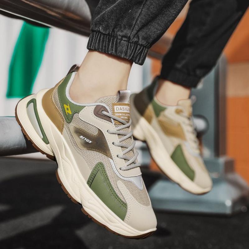 Men’s Shoes Mesh Breathable Casual Sneakers Air Cushion Sport Running Shoes for Men Luxury Tenis Shoes