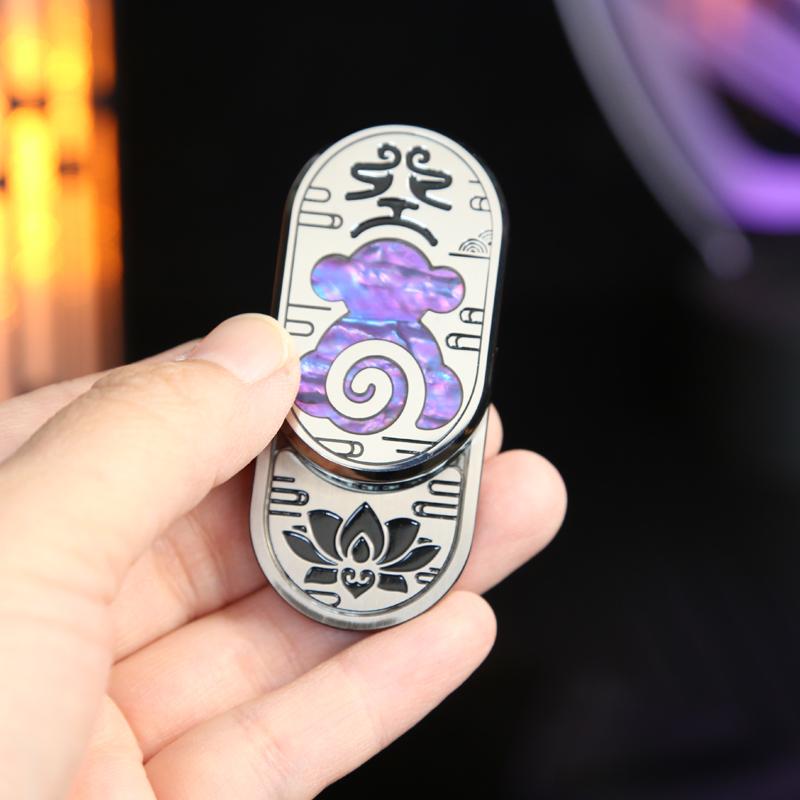 ZSTB Wu Kong Mechanic Fidget Slider  Autism Metal EDC Fidget Toys Office Desk Toys Anxiety Stress Relief Toys Adult Gift