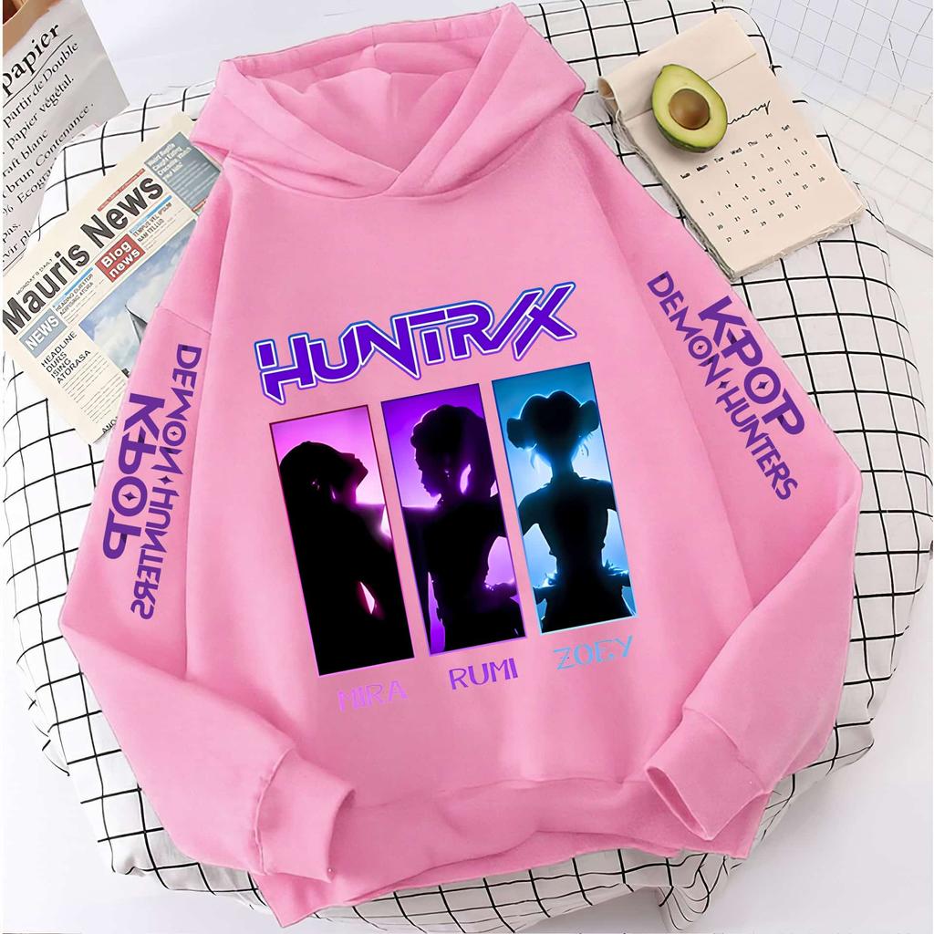 Hettegensere Sweatshirts Jenter Tegneserie Trykt Barne Jenters Hettegenser Barne Mote Uformell Topp Jenteklær