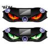 Vibration Sensor Car Light Solar Devil Eyes for Windshield, Window Warning Sign with Three Smart Modes, Custom Exterior Decoration LED Digital Panel,