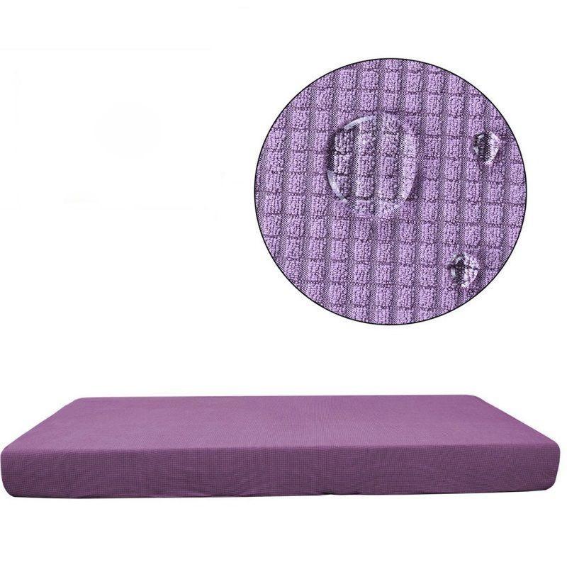 

Seats Stretchy Waterproof Sofa Seat Cushion Cover Couch Slipcovers Protector Purple,1 Seater