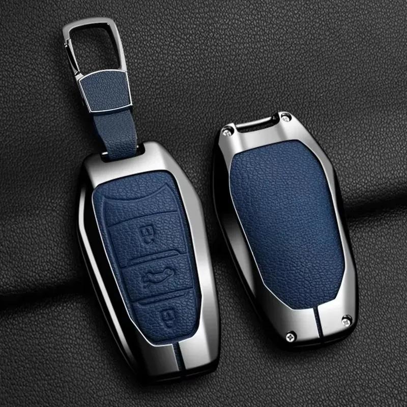 Key Case for Car Car Zinc Alloy Key Case Bag For Peugeot GTLine 207 307 407 208 308 408 508 2008 3008 4008 5008 RCZ Car Key Cha