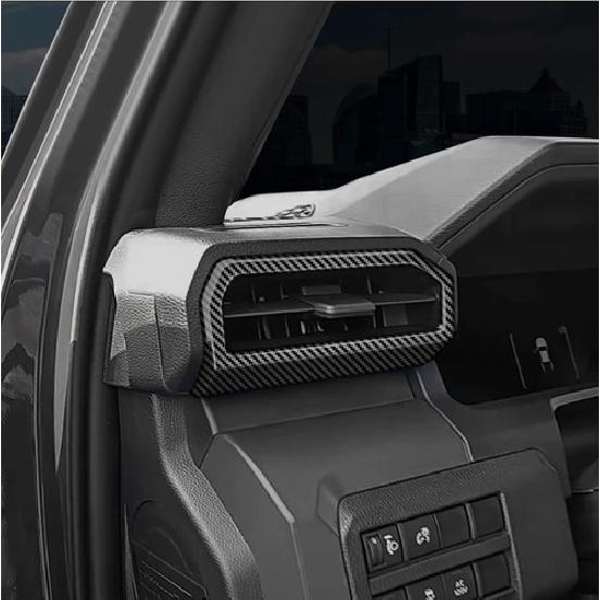 For Toyota Tacoma 2024-2025 Dashboard Air Vent Cover Trim Carbon fiber Kit 2pc