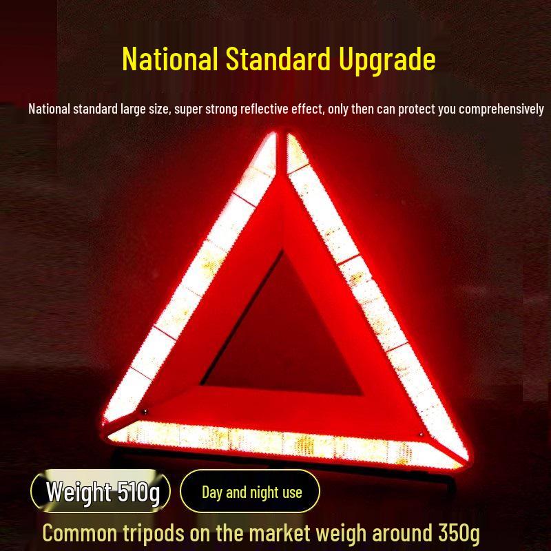 Vehicle Safety Reflective Triangle Warning Sign