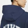 Nike Sportswear Phoenix Fleece Lettered Hooded Pullover Long Sleeve Sweatshirt Women sweatshirt Deep-Navy HV1743410