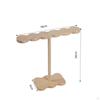 Wooden Headband Stand Versatile Hair Accessory Display Rack Wood Bracelet and Necklace Holder for