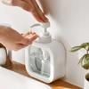 Bathroom Soap Dispenser 300/500ml Transparent Dispensing Bottle Refillable Lotion Portable Travel Dispenser Bath Pump Bottle