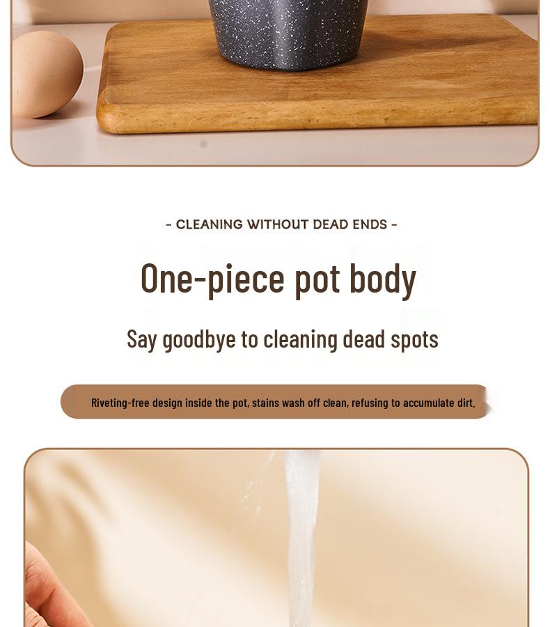 Maifan Stone Non-Stick Oil Splatter Mini Pan for Fried Eggs