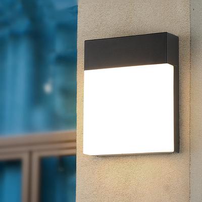 15W מודרני חיצוני LED קיר אור עמיד למים מעבר מרפסת מרפסת חצר מרובעת מנורה לקשט