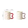 400ml Creative Ceramic Donut Mug Home Drinking Water Mug Exquisite Afternoon Tea Flower Tea Coffee Cup Breakfast Milk Cup Gifts