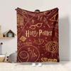 1pz Coperta Harry Potter Leggera in Flanella per Divano, Letto, Viaggio, Campeggio, Soggiorno, Ufficio, Divanetto, Sedia e Letto