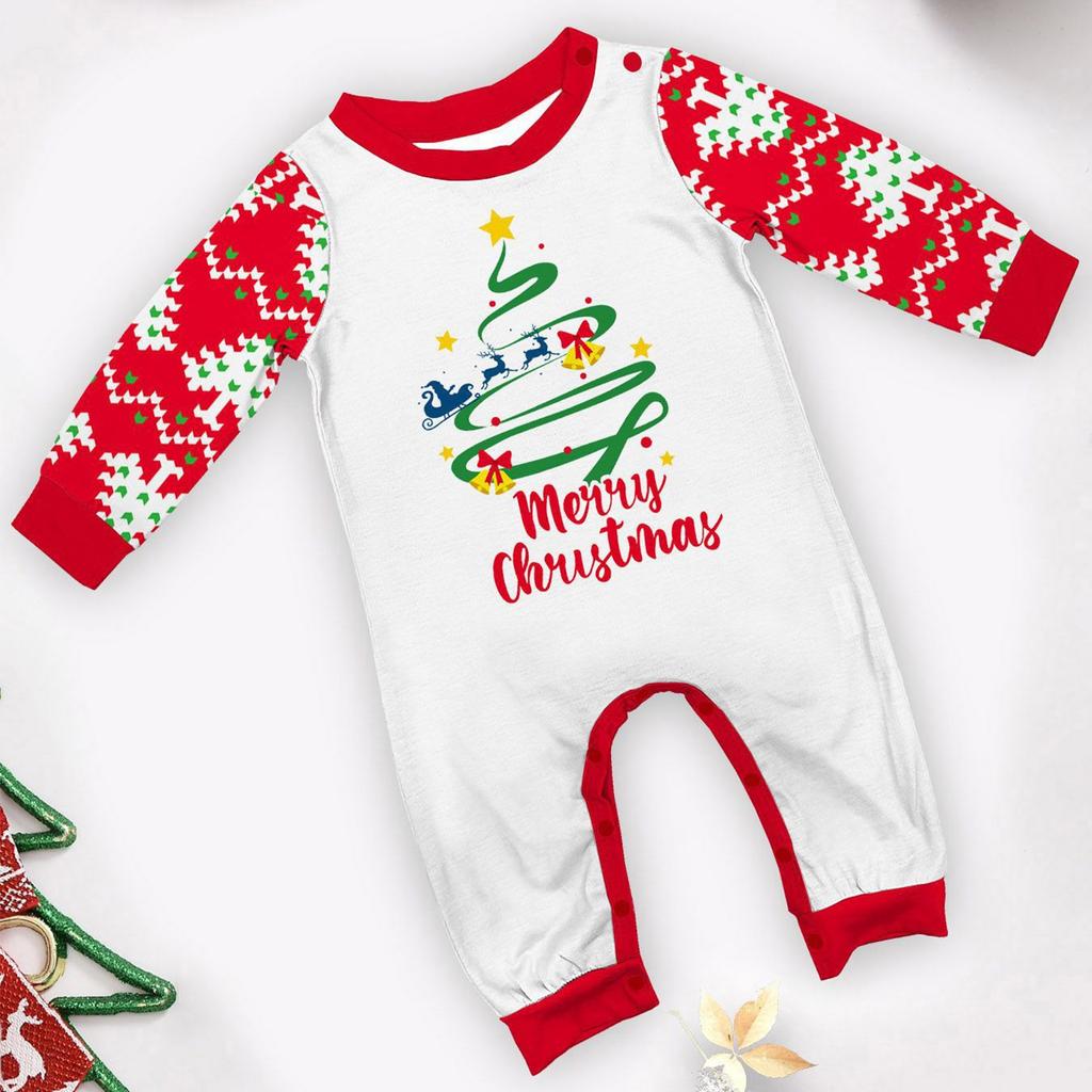 Crăciun Părinte Copil Familie Set Mobilier Casă Pijamale Crăciun Set Două Piese