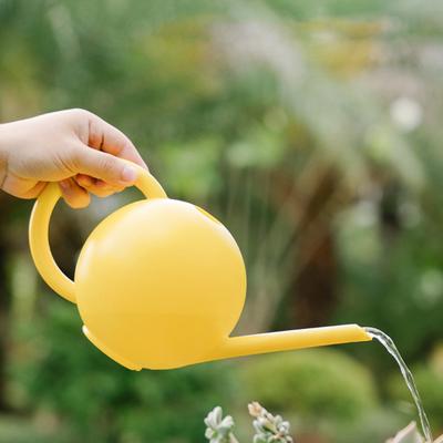1.5L Practical Long Spout Watering Can Shockproof Water-saving Plastic Watering Bottle for Garden
