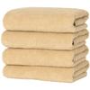 Towel Laboratory Mini Bath Milky Set of Standard Medium Low Fast JapanTechnology [Everyday Simple] #001 Towels, Beige, 4, Type, Weight, Shedding,