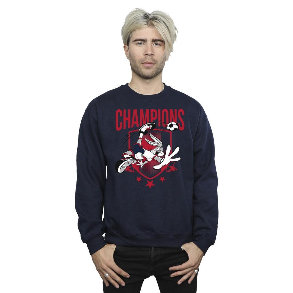 Looney Tunes Mens Bugs Bunny Champions Sweatshirt