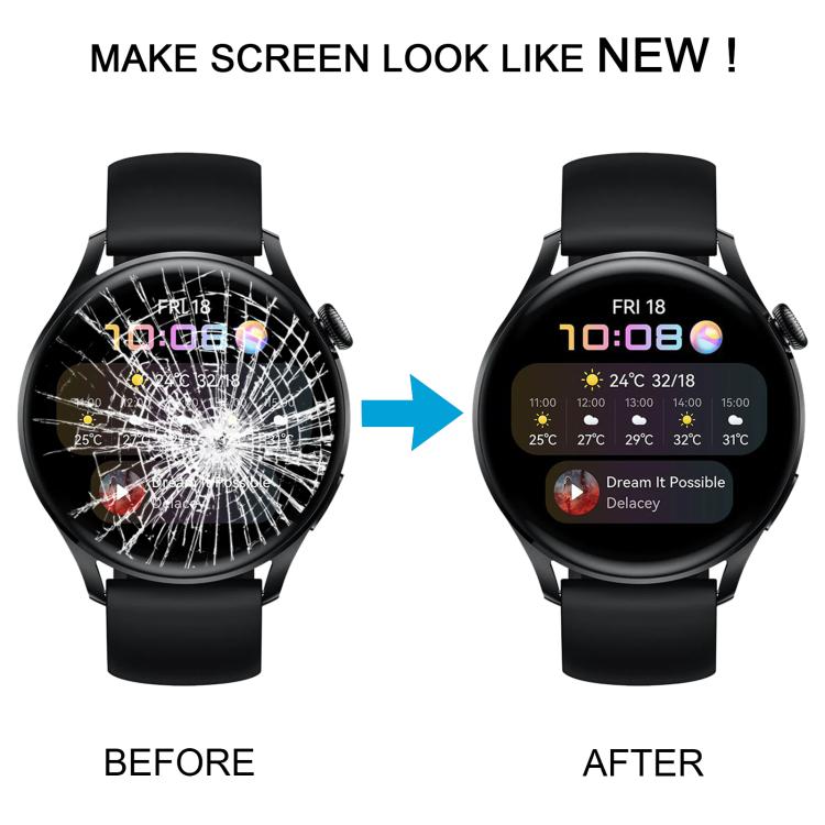 For Huawei Watch 3 GLL-AL00 LCD Screen With Digitizer Full Assembly, Touch Display Smartwatch Replacement Repair Part