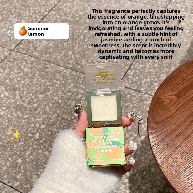 Kleiner Ice Cool Balm Frisch und Duftend Festes Parfüm Zum Riechen Am Ganzen Körper Langanhaltendes Parfüm Frau