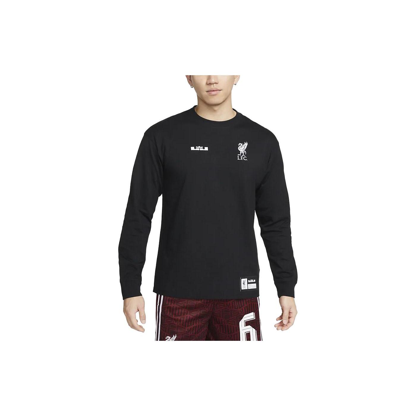 Толстовки Nike Мужские Черные С Круглым Вырезом Умеренные Другие FD4024-010 2XL
