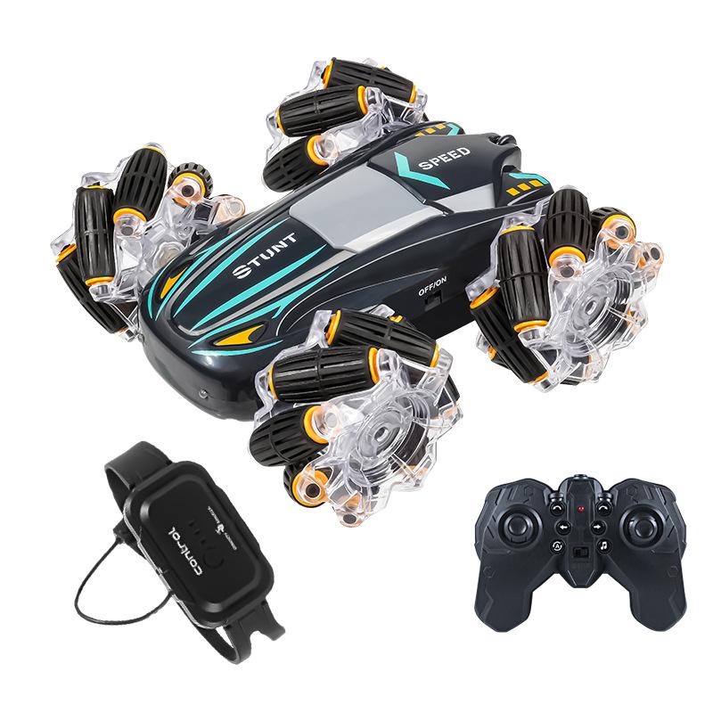 Children's Double-sided Stunt Drift Remote Control Car, Four-wheel Drive Flip Off-road Vehicle, Electric Remote Control Car Toy