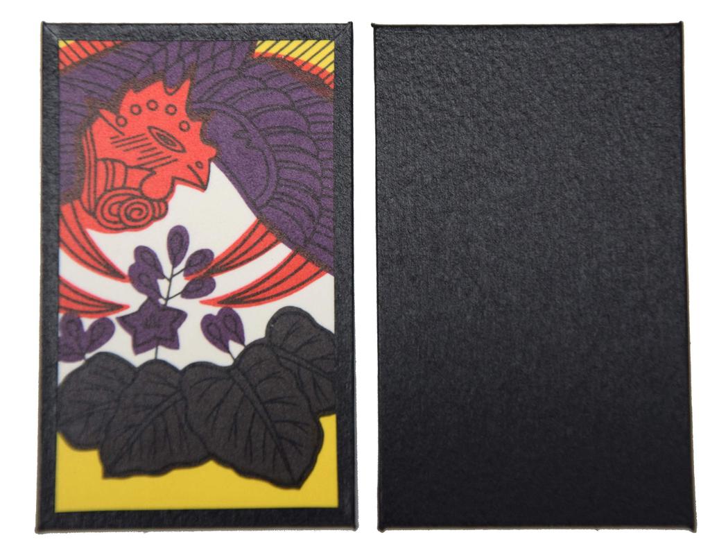Hanafuda Genroku גימור בטנה מקורי 88 Koi Koi Oichokabu 48 שטרות במארז פלסטיק תוצרת יפן אנג'ל קלפי משחק HAGE
