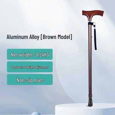 Non-slip Telescopic Aluminum Cane for Elderly
