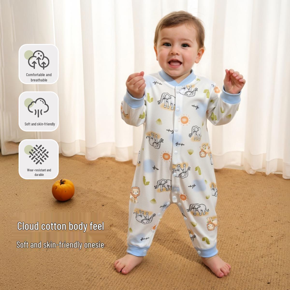 Unisex Newborn Baby Romper Suit - Outerwear for Boys & Girls 59 cm