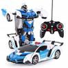 Remote Controlled Robot Car 2-in-1 Police Car