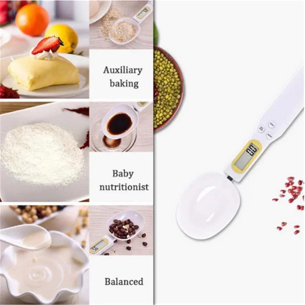 1 Pc 500g/0.1g High Precision Food Spoon Scale Household Kitchen LCD Digital Spoon Scale Baking Electronic Scale