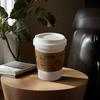 Tabletop Coffee Cup Trash Can Swing Open Cover Great For Kitchen Living Area Or Workplace