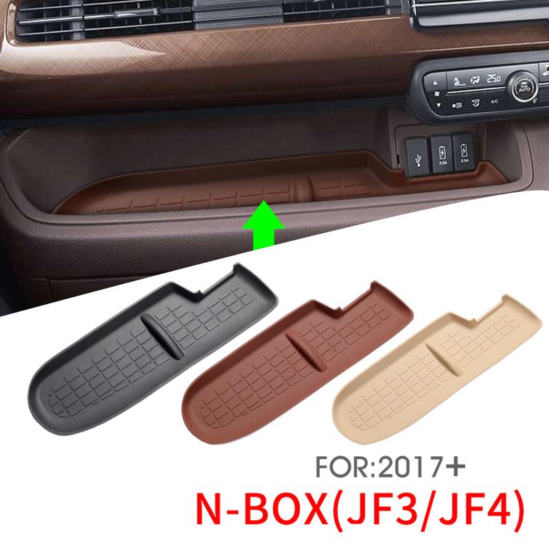 Authentic Co-Pilot Interior Anti-Slip Pad Gate Slot Cup Mat For Honda N-BOX NBOX JF3 JF4 2017+ Central Control Storage Mat