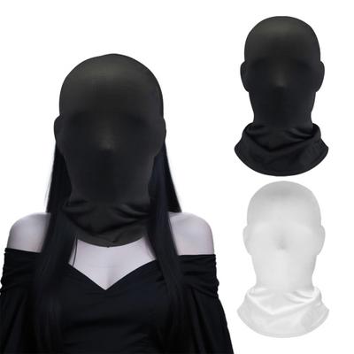 Halloweenská maska Kostým Jednobarevná Vysoká elasticita Prodyšná Viditelná Strašidelná Kukla Halloweenská Párty Dekorace