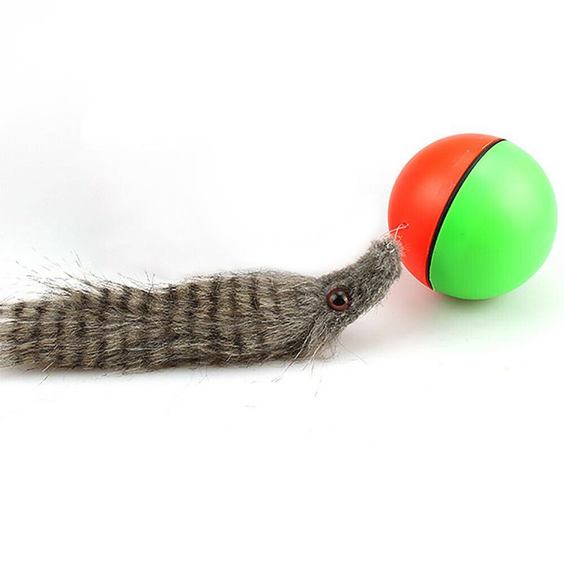WCIC New Funny Dog Cat Weasel Jumping Rolling Moving Pet Ball Interactive Play Toy