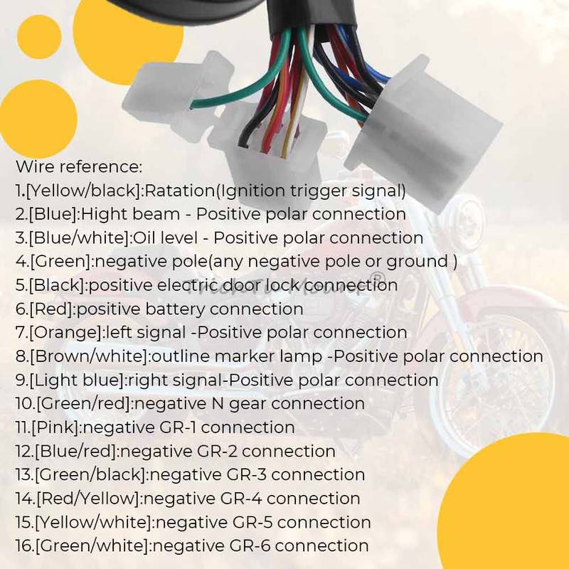 1 Pcs Lcd Digital Motorcycle Speedometer Dc 12V Brand New High Quality Durable Waterproof Anti-Vibration Mechanical Instrument
