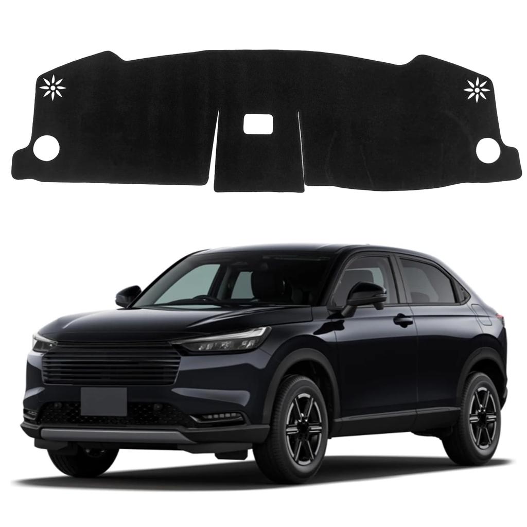 Yimeida Honda New Vezel RV Dashboard Mat VEZEL RV RV3 RV4 RV5 RV6 Dashboard Cover Dealer Option Navigation Equipped Vehicle Dashboard Mat Cover