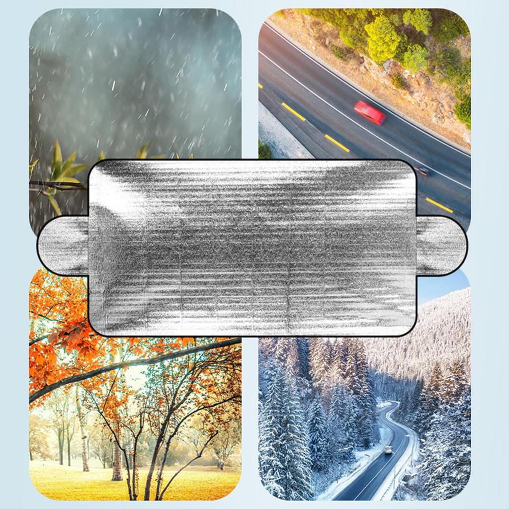 150x70cm Car Snow Cover Winter Windshield Sunshade Outdoor Waterproof Anti Ice Frost Auto Protector Automobiles Exterior Cover