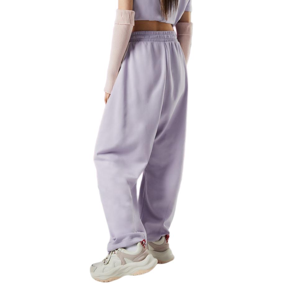 adidas Interlock deju džogeri ar trim svītrām un brīva adījuma dizainu Sieviešu apakšdaļa Sudrabaini violeta JI9782